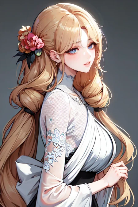 highly insanely detailed, masterpiece, top quality, best quality, highres, 4k, 8k, RAW photo, (very aesthetic, beautiful and aesthetic), rolled lob hairstyle,
__lazy-wildcards/dataset/background-color__,
<lora:rolled_lob-1.0:0>,
, voluminous_lookâââ