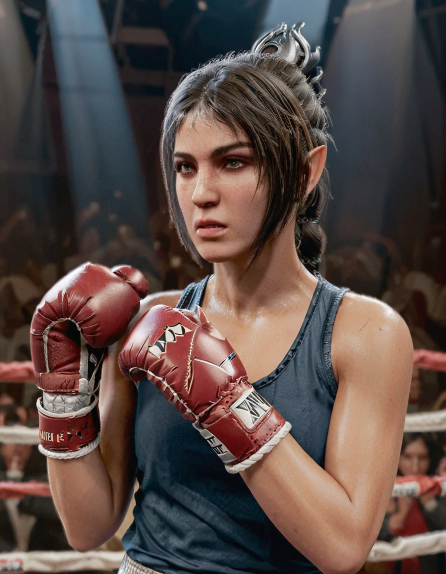 cinematic still woman, boxing . emotional, harmonious, vignette, 4k epic detailed, shot on kodak, 35mm photo, sharp focus, high budget, cinemascope, moody, epic, gorgeous, film grain, grainy, woman, boxing, intricate, elegant, highly detailed, wonderful colors, sharp focus, professional background, warm light, cozy, cute, magical, expressive, beautiful, thought, iconic, best novel, romantic, new classic, surreal, inspired, epic, cinematic, modern, trendy, color fine detail, set, nice, awesome, creative, positive, unique, artistic