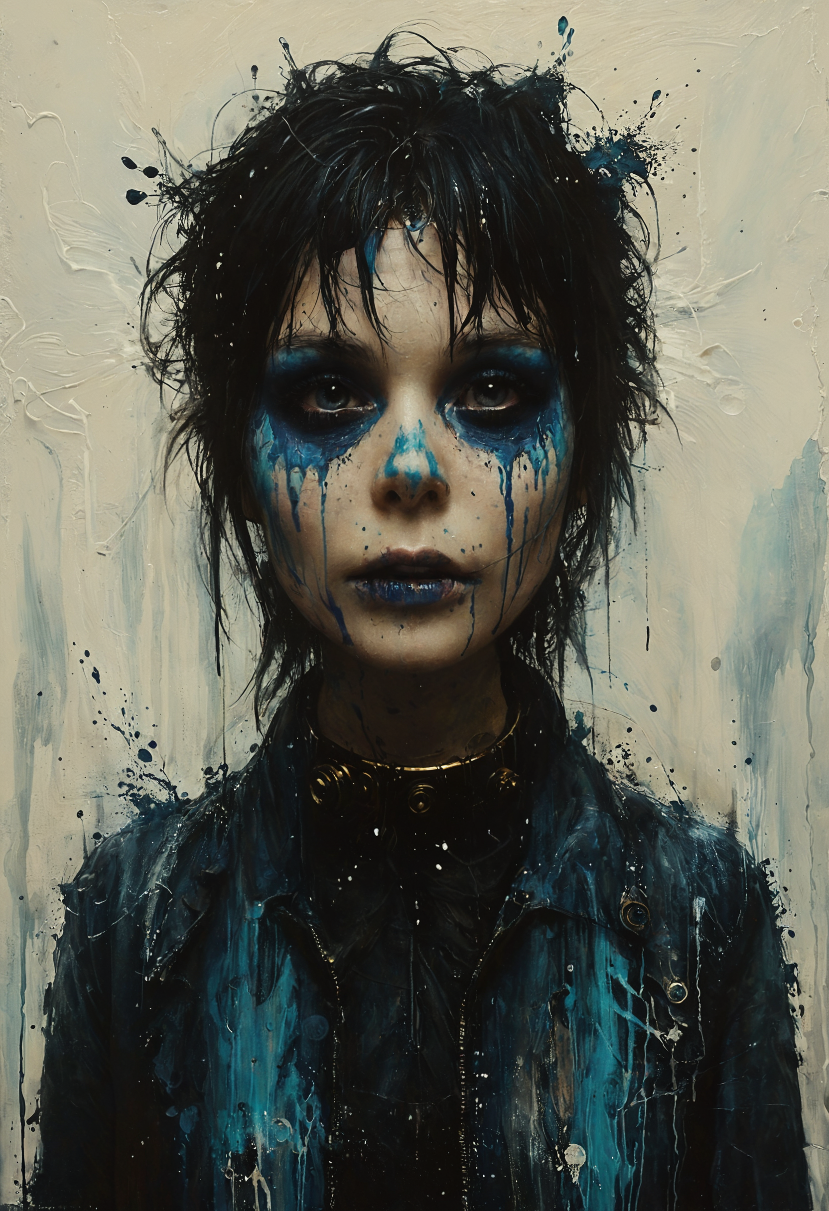 Faceless entity in swirling, dark mist, lighting, <lora:Melting_world:1>, <lora:gorgoeus_splash_of_vibrant_paint:0.7> Gorgeous splash of vibrant paint