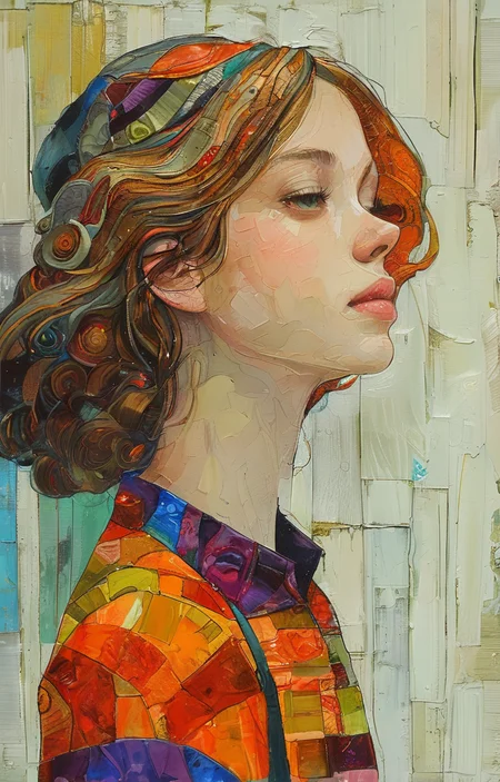masterpiece,best quality,<lora:tbh256-sdxl:0.9>,illustration,style of Alida Akers tech genius teenage girl
