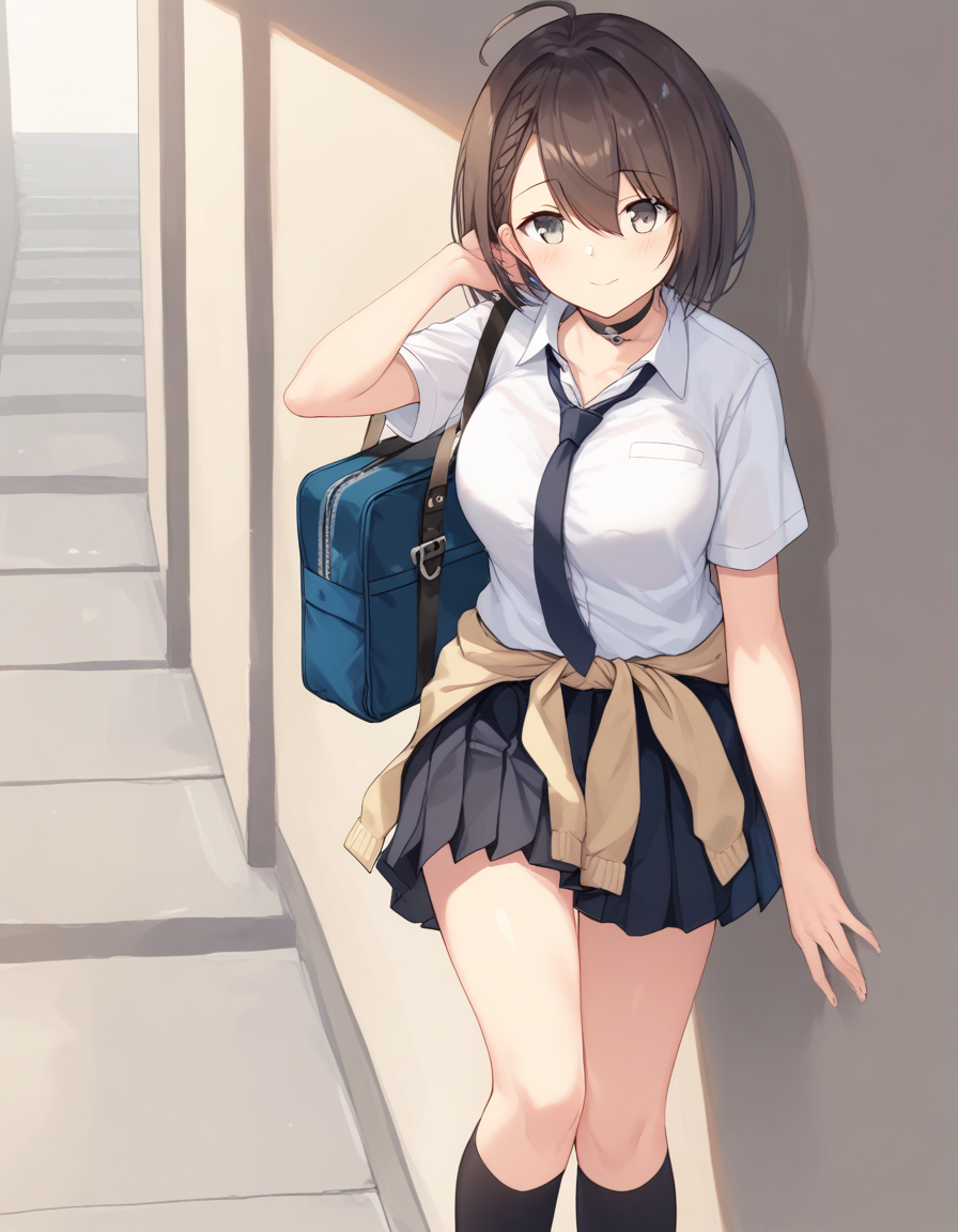 <lora:baltimore_XL_pony_v1:1>1girl, baltimore \(azur lane\),school uniform,, BREAK score_9, score_8_up, score_7_up, BREAK source_anime, rating_explicit, best quality, masterpiece, uncensored,<lora:sdxl_lightning_4step_lora:1>(clear eyes:1.2),clear art,zPDXLpg