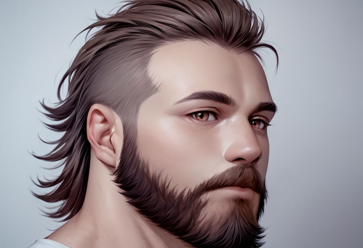 score_9, score_8_up, score_7_up, score_6_up, score_5_up, score_4_up, source_ cartoon, gay, 1boy, solo, sexy, rugged, (beard:1.9), [muscular|(musclegut:1.3)], , [massive|(stocky:1.3)], front profile, portrait, (twakastyle:1.5), (mullet:1.5), looking at viewer