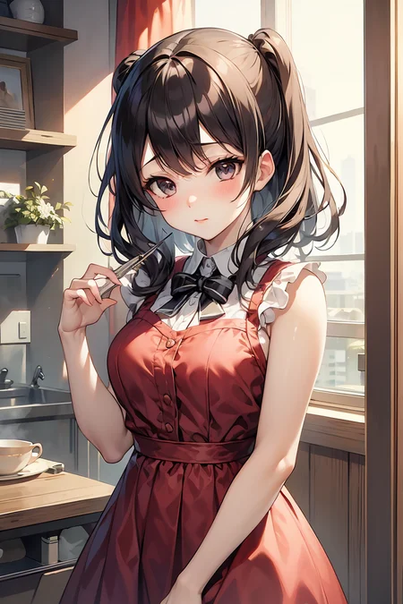 (masterpiece, best quality), 1girl, <lora:last:1> himekawa_ami