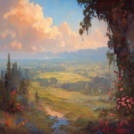 score_9, score_8_up, score_7_up, LandScape, Scenery, (Art Noveau), ArsMJStyle, <lora:ArsMJStylePony_-_Art_Nouveau:1>