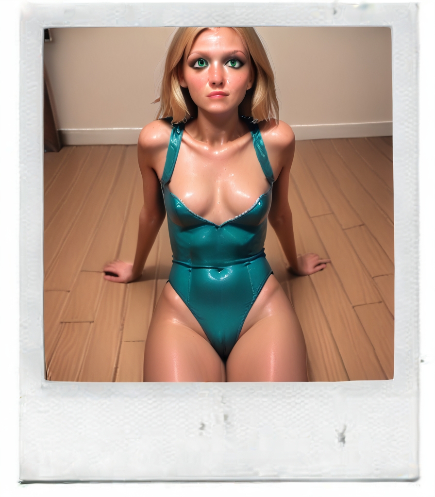 score_9, score_8_up, score_7_up, score_6, score_5, score_4,<lora:Naughty_Polaroids-000009:1>p0l4rdr0id5, f4k3r0id5, 1girl, breasts, female, ,blonde hair,,green eyes, leotard, wooden floor, 35mm, depth of feild, looking at viewer, <lora:2000_Indie_Sleaze_AA-000008:0.75> ,3d, <lora:princess_pony_v1:.2>