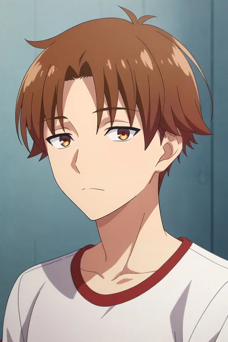 score_9, score_8_up, score_7_up, source_anime, rating_safe, , anime screencap, anime coloring, , looking at viewer, depth of field, 1boy, solo, male focus, <lora:kiyotaka_ayanokouji_pony:0.78>, kiyotaka_ayanokouji, brown hair, brown eyes, short hair, bangs, parted bangs, , , <lora:sdxl_lightning_8step_lora:1>