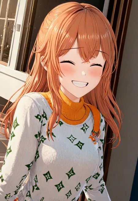 high quality, high detail, 1girl, beautiful girl, joy, happy, laugh, realistic lighting, very detailed drawing, full body, open eyes