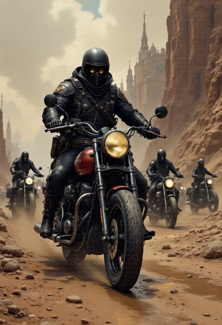 motorcycle cowboys