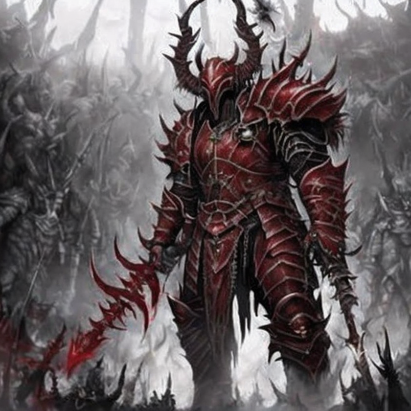 (masterpiece:1.2), (best quality,:1.2), 8k, HDR, ultra detailed, ((photorealistic)), professional light, cinematic lighting, ambient lighting, DarkFantasy, one chaos warrior in red armor in a fantasy arena, spectator crowd in the stands, <lora:Arena-10:0.8>,  SerCa, <lora:ServantsOfChaos-10:0.7>, epiCPhoto