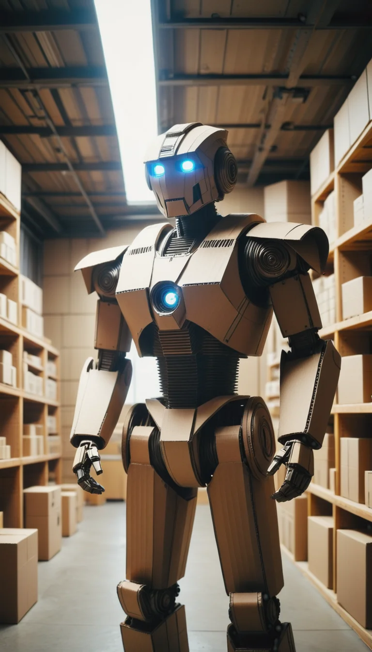 <lora:CardboardStyleXL:1>CardboardStyle a robot inventing and creating new robots in a lab, made from (textured:0.7) cardboard, simple, basic, corrugated, hand-crafted, in location: wind canyon, <lora:add-detail-xl:0.5>