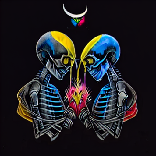red eyes, blue butterfly, moon, yellow eyes