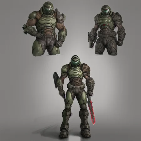 weapon, solo, 1boy, male focus, armor, power armor, helmet, holding, white background, boots, simple background, dual wielding, holding weapon, standing