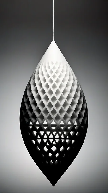 <lora:3DPrintingXL:1>,whitemold,3d printed mold,art style,greyscale,monochrome, 1geometric teardrop, solo, sleek reflective surface, etched patterns, symmetrical, suspended in mid-air, glowing softly from within, creating a sense of quiet serenity