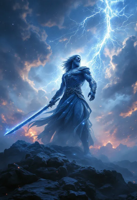 richard wagner, götterdämmerung, mythology, sci-fi, epic, quantum rendering, hyper-detailed, ultra-sharp, hyper-realistic, professional photoshoot