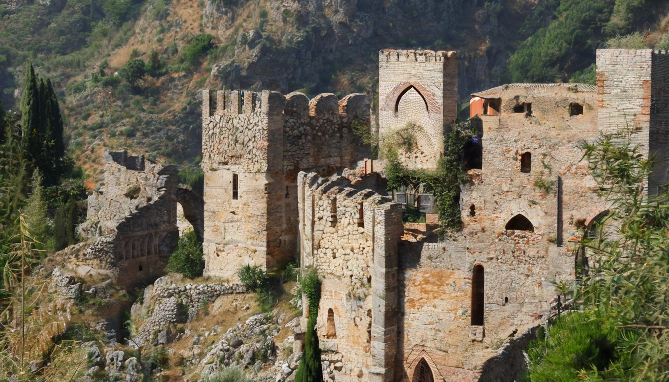 Alanya Ruins,no humans,scenery,outdoors,<lora:Alanya Ruins:1>,, masterpiece, best quality,