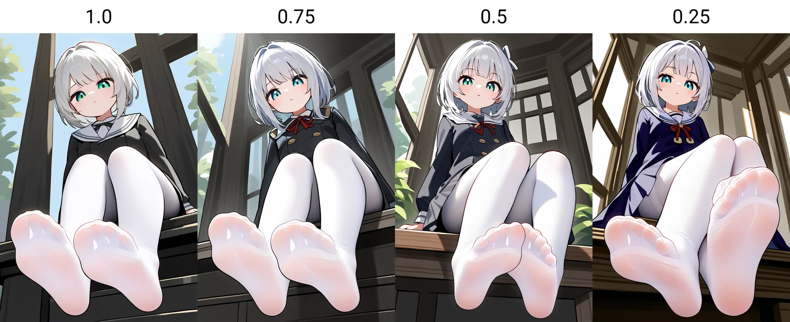 1girl, solo, white pantyhose, feet, soles, sitting, from below, <lora:xuegao-000004:1.0>