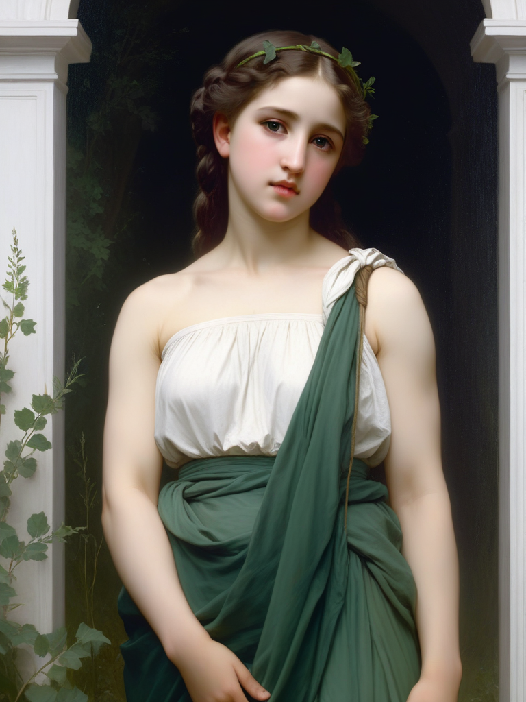 <lora:05ClassicalArt_Hap_XL:1>, William-Adolphe Bouguereau style, Idea by Sady Sadness ð Yes. the AI ââimages belong to everyone, but the idea for this image was MINE!ï¼