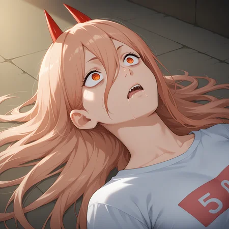 anime,(realistic:0.4),<lora:StS_IllustXL_Breast_Size_Slider_v1.0:-0>,<lora:Nipple Size Slider_ILXL:-1>,<lora:SkindentationIL3.4:1>,<lora:StS_Age_Slider_Illustrious_v1:-0>,1girl,unconscious,<lora:Unconscious_with_eyes_open:0.8>,0utc0ld,saliva,drooling,drool,wide-eyed,looking away,power \(chainsaw man\),white shirt,,lying,full body,lying on ground,empty eyes,