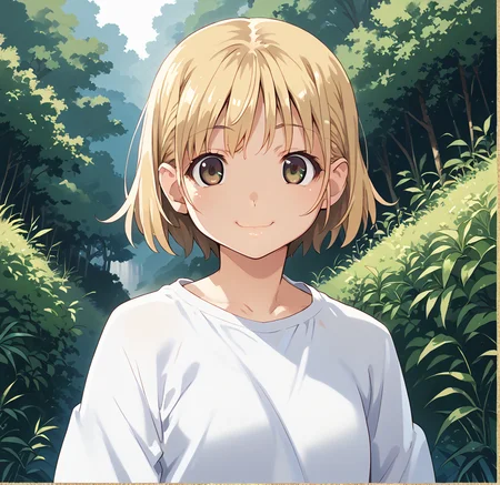 <lora:watanabe_akio:1>
score_9, score_8_up, score_7_up, score_6_up, 
watanabe akio, poyoyon rock, watanabeakio,
1girl, solo,(:3),smile,standing,close-up,open eyes,closed mouth