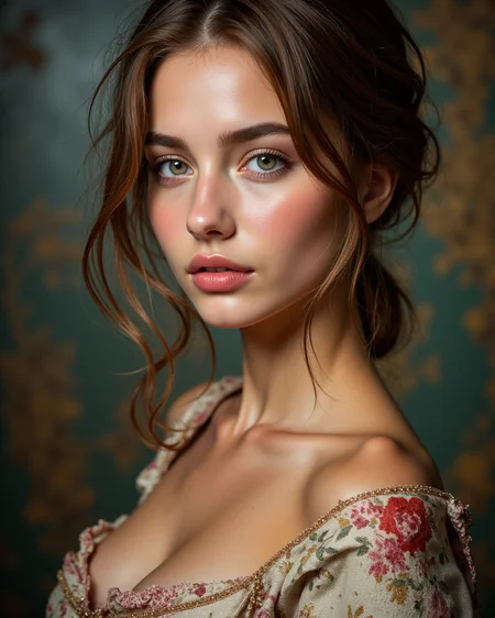 raw photo of a beautiful 20 yr old european women supermodel in miniskirt, close-up, (Fantasy), magical, mythical, medieval, colorful, realistic, detailed, textured, smooth clear blemish free skin, no freckles, hair, large round eyes, glossy lips, by Alex Huguet, Mike Hill, Ian Spriggs, JaeCheol Park, Marek Denko, <lora:midjourney_whisper_innocent_eyes_v01:0.5> <lora:TEST_1:0.6>
