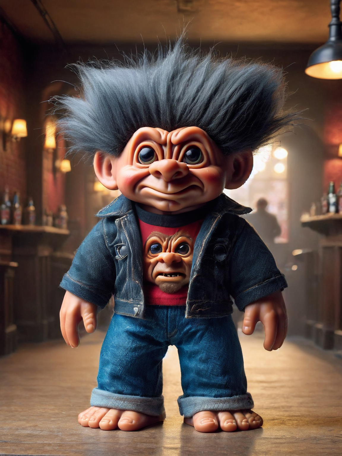 ais-trollz male, looking angry, standing in a pub <lora:Trollz_2:1>