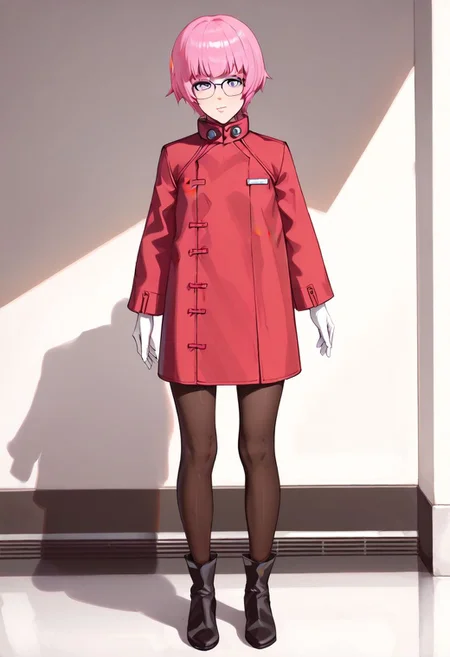 <lora:sdxl_lightning_8step_lora:1> <lora:Fixhands_anime_bdsqlsz_V1:1>score_9, score_8_up, score_7_up, best quality, uncensored, source_anime, intricate details, high quality, perfect anatomy BREAK
1girl, solo, full body, gis-esakipurin, pink hair, short hair, purple eyes, black-framed eyewear, red coat, white gloves, gis-esakipurin outfit, brown pantyhose, black boots,
 <lora:gis-esakipurin_XL(pony)tagnoedit:1>