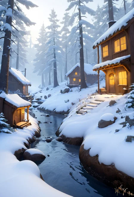 *snoo* environment setting winter