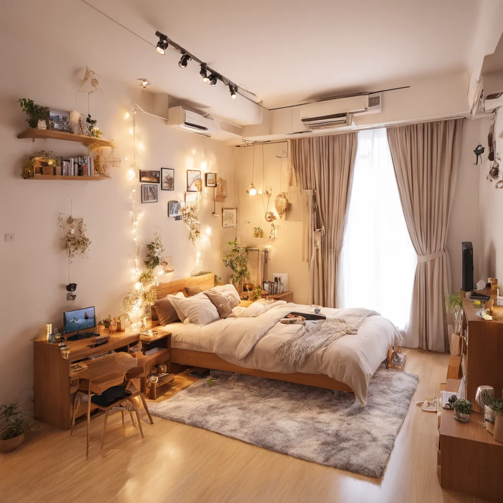 best quality, ultra-detailed,
JJROOM, scenery, bed, pillow, remote control, curtains, indoors, carpet, controller, bedroom, rug, window, wooden floor, box,
<lora:jyoshi_no_heya_SDXL_V1:1>