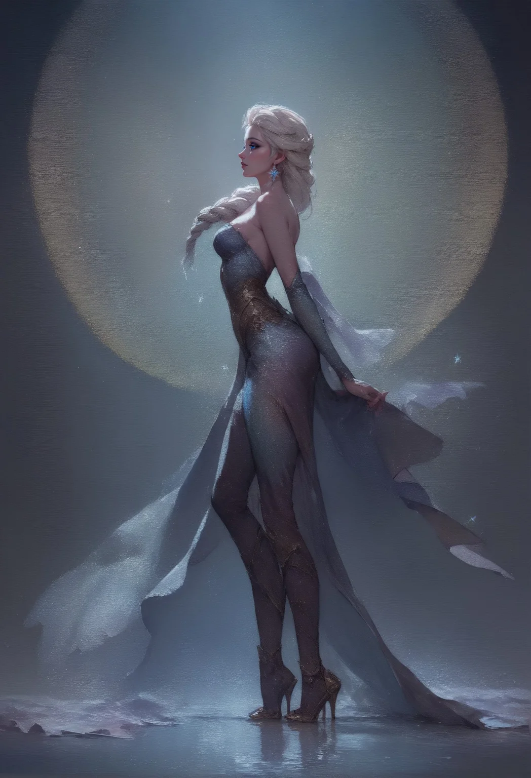 score_9, score_8_up, score_7_up, 1girl (Elsa), solo, side view, full body <lora:pony/concept_art_ultimatum_style:0.8> <lora:pony/expressiveh:0.8> expressiveh