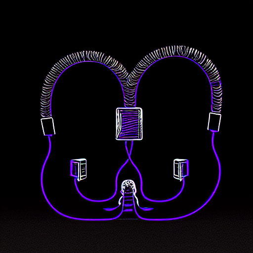 darknet_diaries, holding, animal focus, spot color, cable, heart, WORM, HEADPHONES