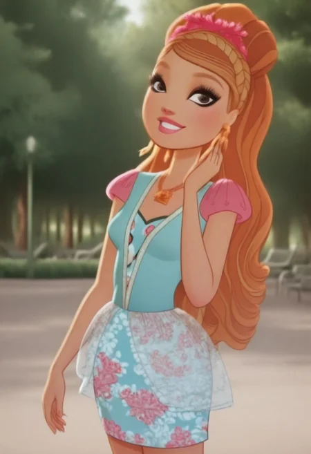 score_9, score_8_up, score_7_up BREAK  shiny skin,  nsfw,  high quality, masterpiece
easynegative, s
ashlynn ella, ever after high, casual clothes, looking at you
smile, passion, irl, realistic style, outdoors, park,