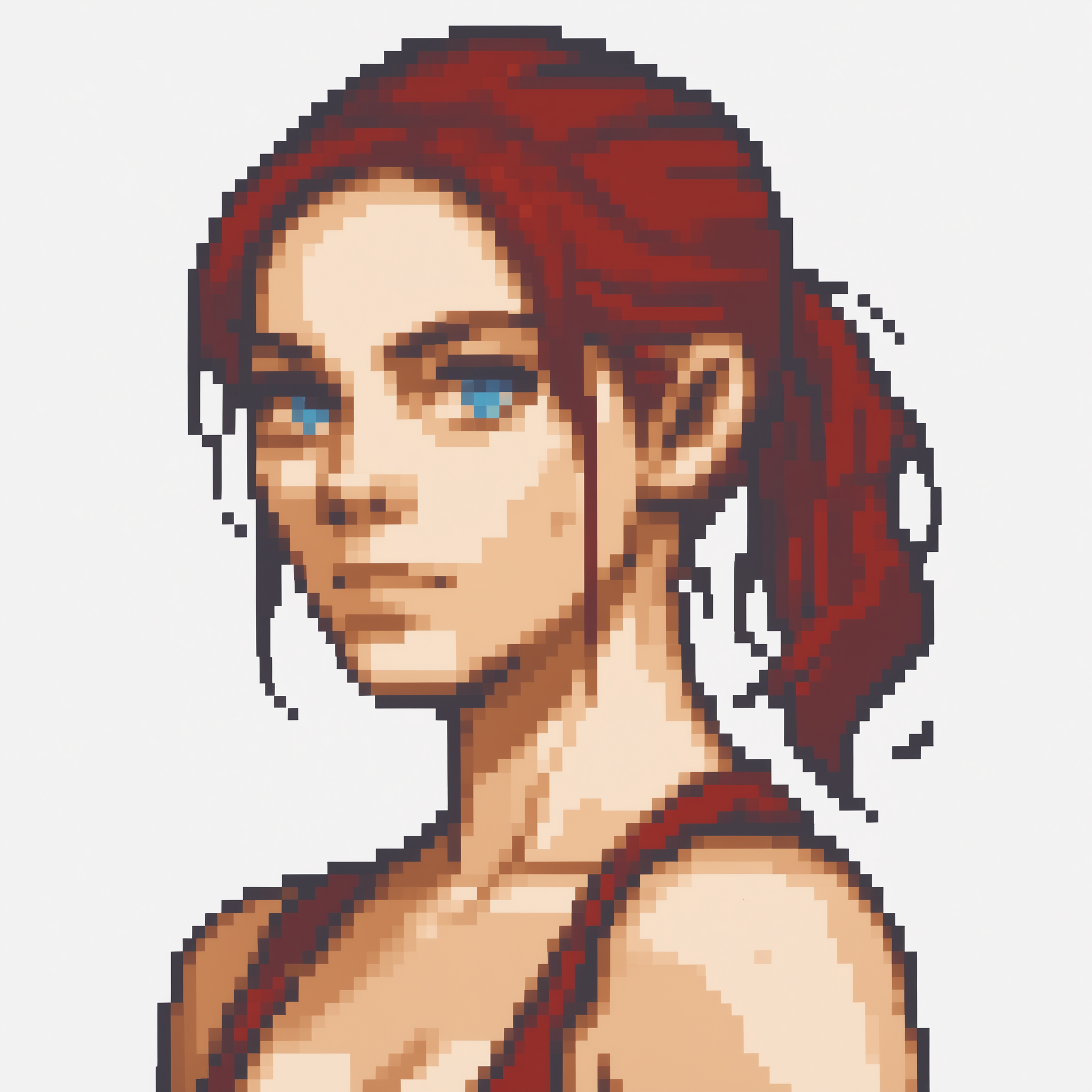 score_9, score_8_up, score_7_up, score_6_up, score_5_up, score_4_up, Claire Redfield, fegbaportraits, portrait, white background,