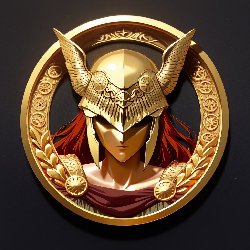 masterpiece, best quality, newest, absurdres, highres, anime, anime style, TheC0in-golden, gold, golden coin, coin, TheC0in, 
1girl, malenia blade of miquella,
made of gold, objectification,