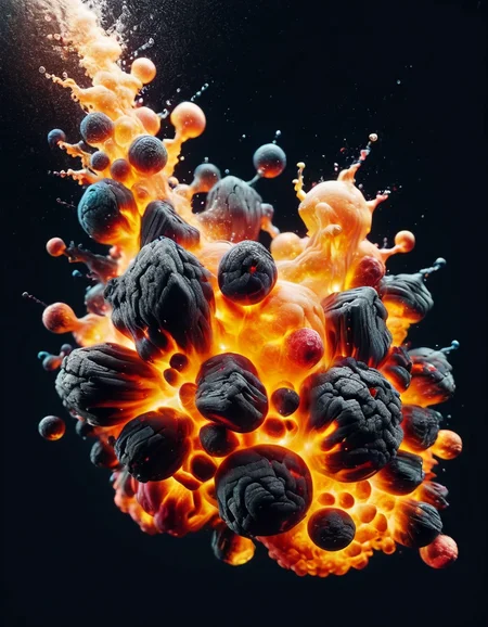 bubble, abstract color splash with water <lora:ral-embrglt:1> ral-embrglt
