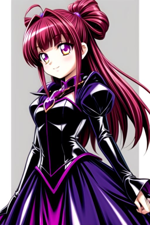 Bad_End_Precure, DarkPrecure, evil corrupted princess wearing dark pastel (ruffled:1) (gleaming latex:1) gown with (long latex vampire cloak:1) and latex gauntlets, soft lighting, ruffles,
(vmpr),
<lora:more_details:1>,