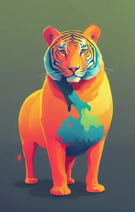 masterpiece,best quality,<lora:tbh20-sdxl:0.9>,illustration, animals