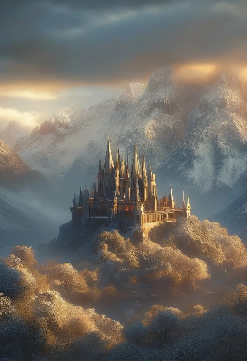 high quality, 8K Ultra HD, highly realistic, The comfortable yet fortified castle with lights in the windows stands tall upon an icy mountain. Embark on an enchanting 8K photorealistic journey as a magnificent castle sails stands atop a vast mountain at night.. Mists appear around the mountain, infusing the scene with a sense of magical wonder, by VelvetS, octane render, Isometric,
<lora:DonM3t3rn1tyXL-v1.1:0.7>, DonM3t3rn1tyXL,
OverallDetailXL <lora:MJ52:0.3> <lora:SDXLFaeTastic2400:0.4>