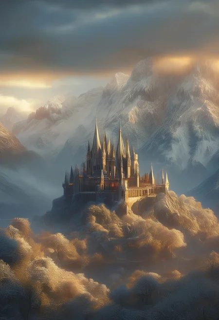 high quality, 8K Ultra HD, highly realistic, The comfortable yet fortified castle with lights in the windows stands tall upon an icy mountain. Embark on an enchanting 8K photorealistic journey as a magnificent castle sails stands atop a vast mountain at night.. Mists appear around the mountain, infusing the scene with a sense of magical wonder, by VelvetS, octane render, Isometric,
<lora:DonM3t3rn1tyXL-v1.1:0.7>, DonM3t3rn1tyXL,
OverallDetailXL <lora:MJ52:0.3> <lora:SDXLFaeTastic2400:0.4>