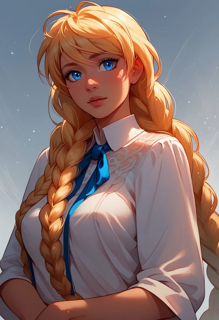 score_9, score_8_up, score_7_up, slavya, blonde hair, very long hair, long hair, twin braids, blue eyes,