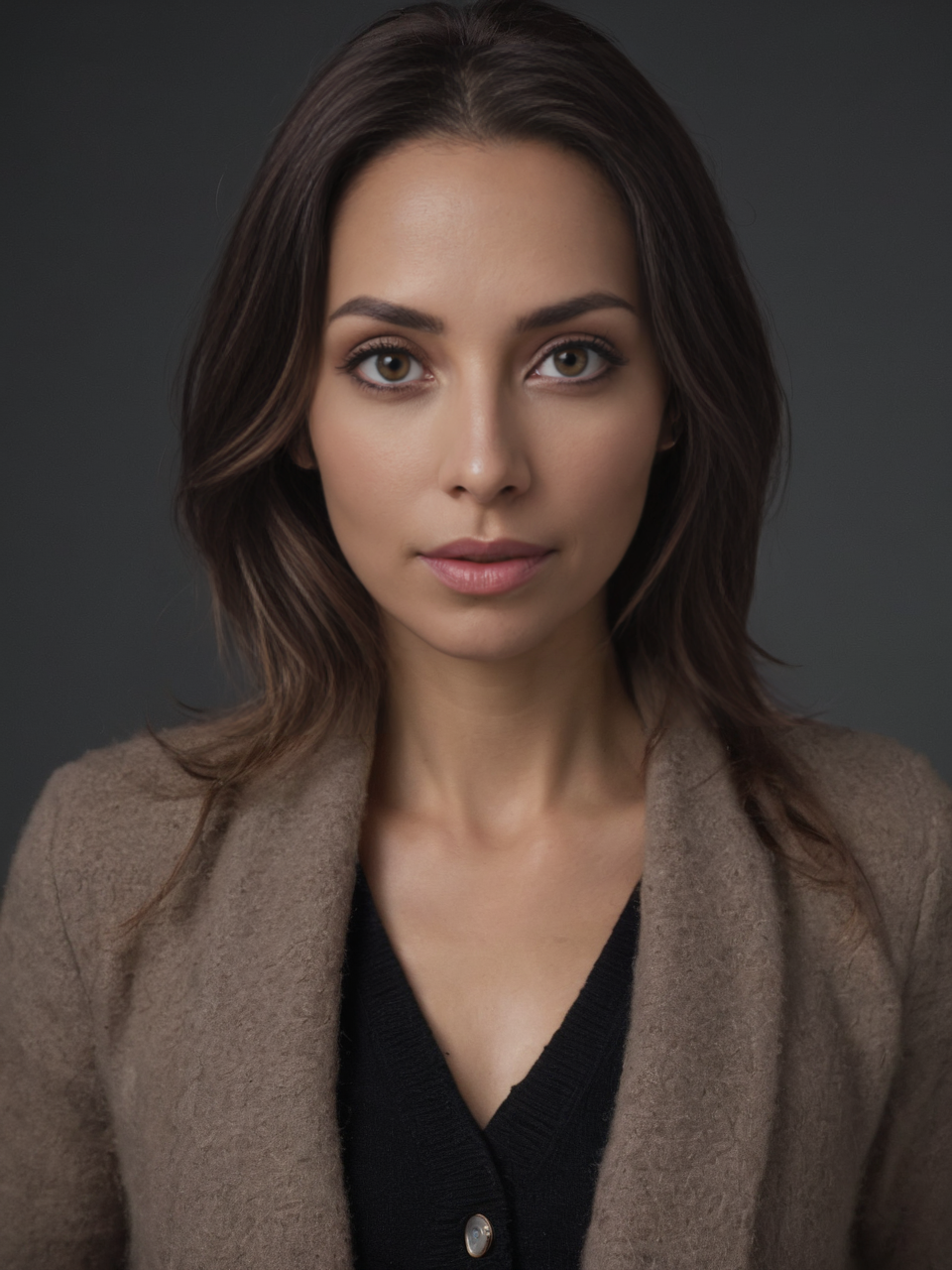 centered, portrait photo of 35 y.o woman, open jacket, sweater, natural skin, dark shot,<lora:é²åä¸æ´¾@åå½±å¦è¯SDXL:0.6>,