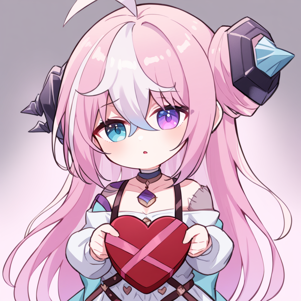 ,anisage,1girl,solo,valentine,,different pupil,blue eyes,heterochromia,chibi,<lora:anisage:0.8>,<lora:Qszb:0.8>, masterpiece, best quality, very aesthetic, absurdres