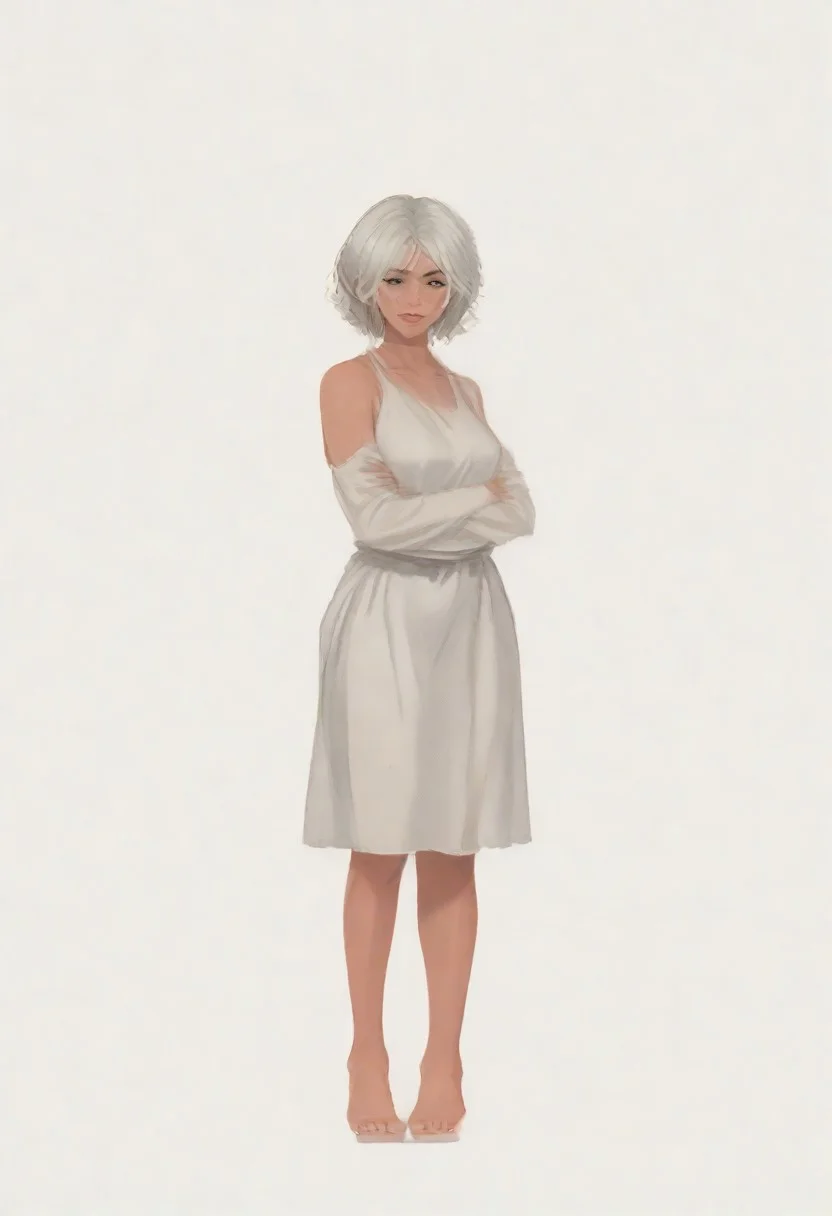 1girl, milf, looking at camera, seductive look on face, arms crossed behind head, armpits, full body view
<lora:character_sheet:0.9> multiple views, front and side, full body, toe to head, full body toe to head.
WHITE BACKGROUND