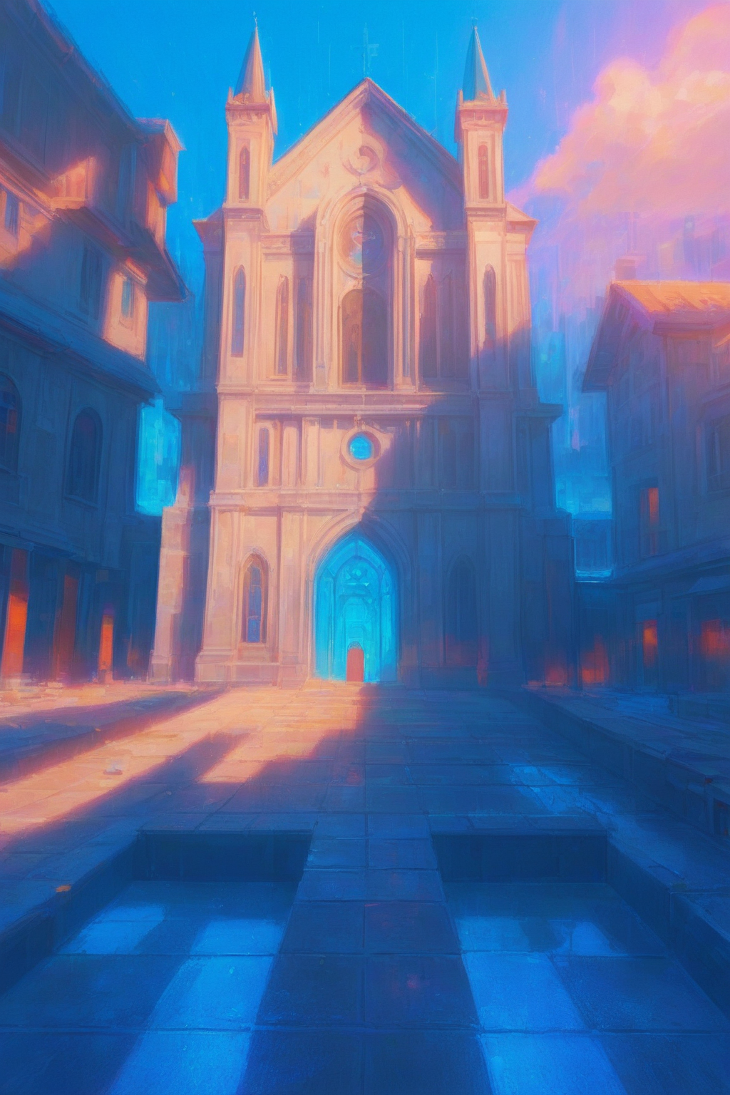 <lora:xinsir_style-000090:0.8>, (xinsirglitch:0.5), score_9
building, church, white, light, light through, stone,