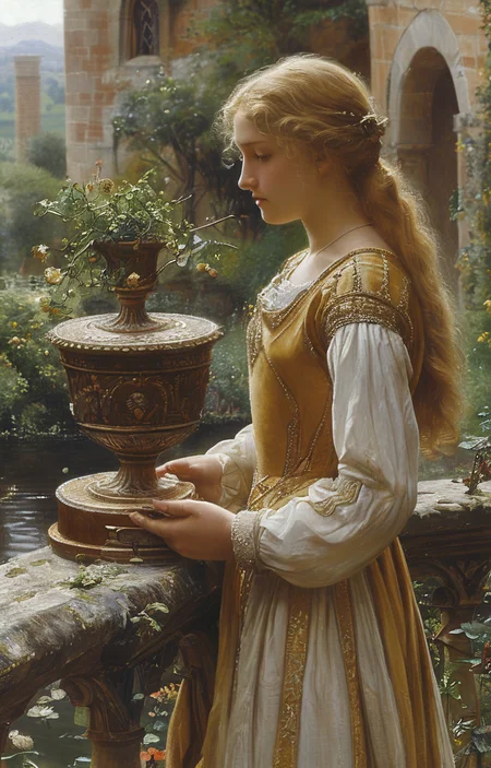 masterpiece,best quality,<lora:tbh201-sdxl:0.9>,illustration,style of Edmund Leighton
tech genius teenage girl