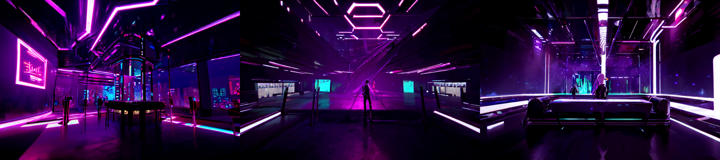 highly insanely detailed, masterpiece, top quality, best quality, highres, 4k, 8k, RAW photo, (very aesthetic, beautiful and aesthetic), 
__lazy-wildcards/subject/env-bg-interior/cyberpunk_club/prompts__, 
<lora:Cyberpunk_Club:1>, 
(1girl:1.3), 1other, 
__lazy-wildcards/dataset/background__,âââ