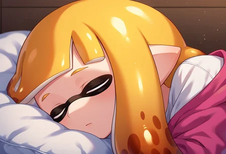 score_9, score_8, score_7, source_anime, inkling girl, sleeping