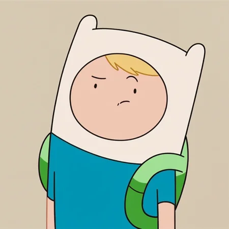 score_9, score_8_up, score_7_up, <lora:f1nn4:1> f1nn4,1boy,finn the human,adventure time,solo,hat,,blonde hair, <lora:Adventure_Time_Style_LORA:1> dot eyes