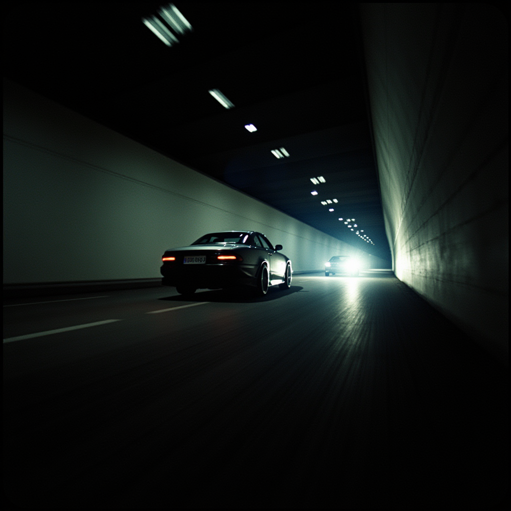 cinematic film still  <lora:Hollywood Cinematic Film style v1:1> high contrast, 
A dramatic cinematic photographic image of a car driving through a tunnel with lights on,no humans,watermark,ground vehicle,scenery,motor vehicle,car,vehicle focus , Commercial advertisement themed, sharp, detailed, epic photography, artistic, creative, dramatic light, cinematic style, Kodak film style, different lighting style, different color style, different background, different scene, different person, different people, different race, different gender, 8k resolution, Television advertisement Hollywood Cinematic Film style . shallow depth of field, vignette, highly detailed, high budget, bokeh, cinemascope, moody, epic, gorgeous, film grain, grainy