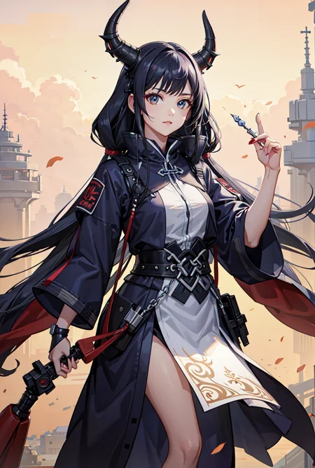 best quality, high_resolution, distinct_image, detailed background ,habok,girl