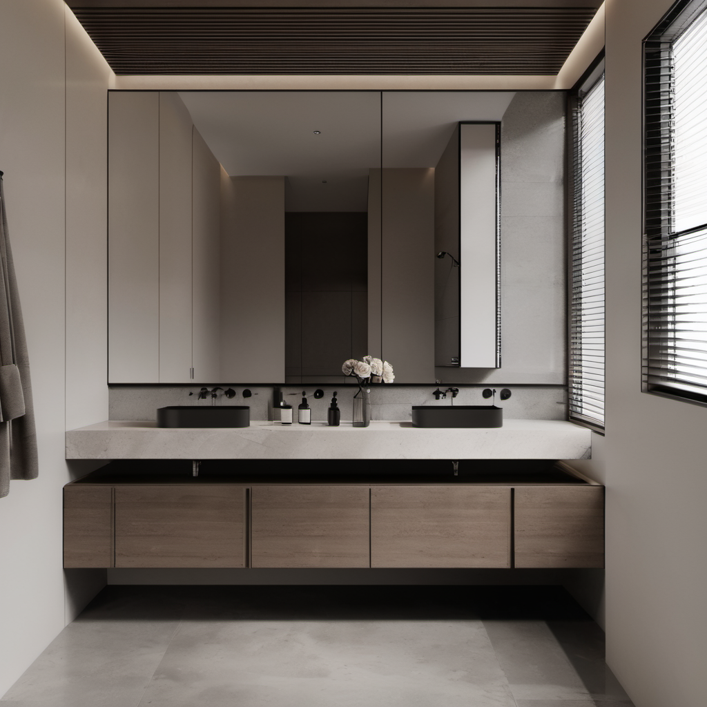 WD,toilet,wall tile,floor tile,washbasin,toilet,niche,window,venetian blinds,bestquality,masterpiece,highquality,real,realistic,superdetailed,fulldetail,8K,